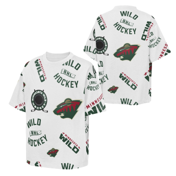 Minnesota Wild tricou de copii NHL Unstoppable All Over Print Short Sleeve Elevated