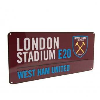 West Ham United semn pe perete Street Sign CL