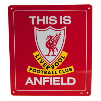 FC Liverpool semn pe perete This is Anfield Sign