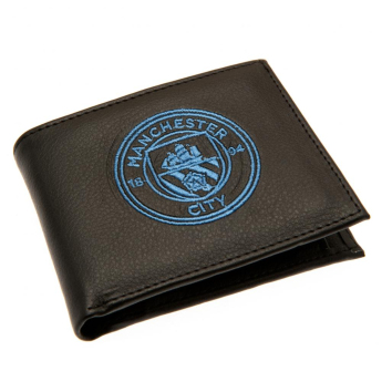 Manchester City portofel din piele tehnică Embroidered