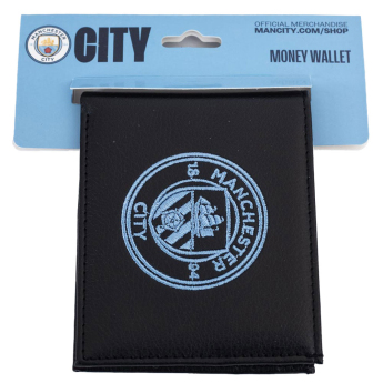 Manchester City portofel din piele tehnică Embroidered