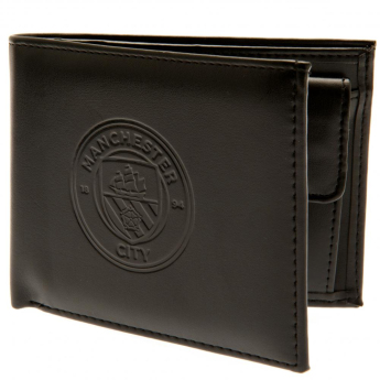 Manchester City portofel din piele tehnică Debossed Wallet