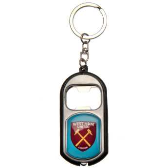 West Ham United pandantiv cu deschizător Key Ring Torch Bottle Opener