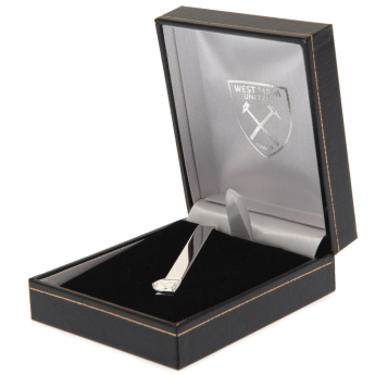 West Ham United ac de cravată Silver Plated Tie Slide