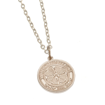 FC Celtic lănțișor de gât cu pandantiv Silver Plated Pendant & Chain