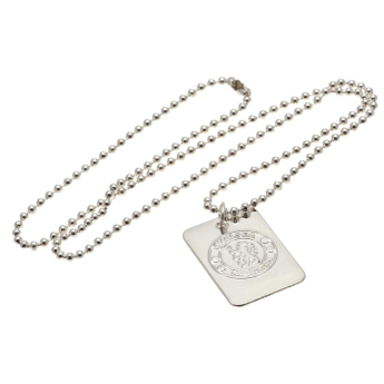 FC Chelsea lănțișor de gât cu pandantiv câine Silver Plated Dog Tag & Chain