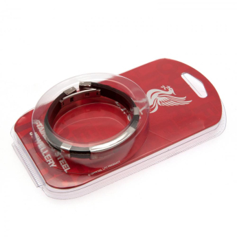 FC Liverpool brătară din silicon Silver Inlay Silicone Bracelet