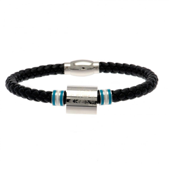 Manchester City brățară de piele Colour Ring Leather Bracelet