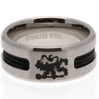 FC Chelsea inel Black Inlay Small