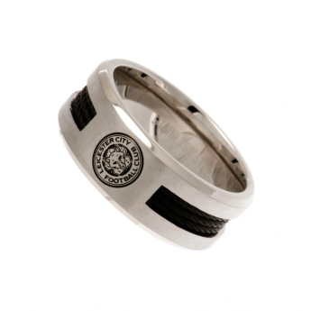 Leicester City inel Black Inlay Ring Small