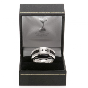Tottenham Hotspur inel Black Inlay Small