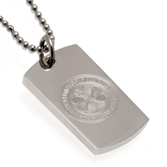 FC Celtic lănțișor de gât cu pandantiv câine Engraved Dog Tag & Chain