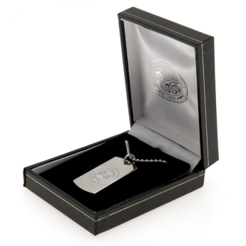 FC Celtic lănțișor de gât cu pandantiv câine Engraved Dog Tag & Chain