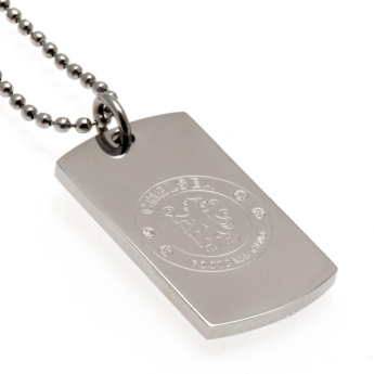 FC Chelsea lănțișor de gât cu pandantiv câine Engraved Dog Tag & Chain