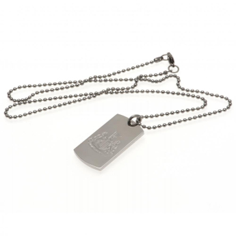 Newcastle United lănțișor de gât cu pandantiv câine Engraved Dog Tag & Chain