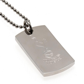 Tottenham Hotspur lănțișor de gât cu pandantiv câine Engraved Dog Tag & Chain