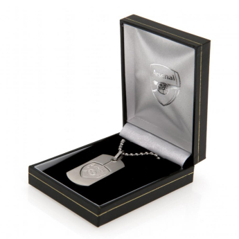 FC Arsenal lănțișor de gât cu pandantiv câine Dog Tag & Chain CO CR