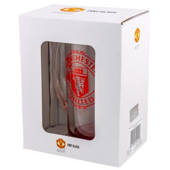 Manchester United pahare Stein Glass Tankard red