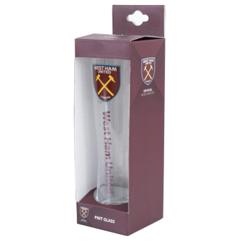 West Ham United pahare Tall Beer Glass
