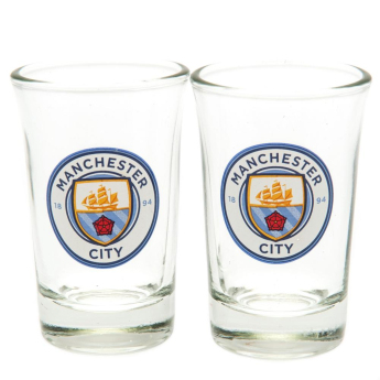 Manchester City pahar țuică 2pk Shot Glass Set