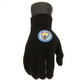 Manchester City mănuși de bebeluși Knitted Gloves Junior