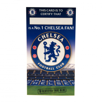 FC Chelsea urări pentru ziua de naștere birthday card no 1 fan