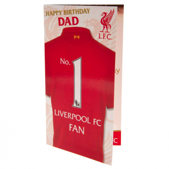FC Liverpool urări pentru ziua de naștere Birthday Card Dad