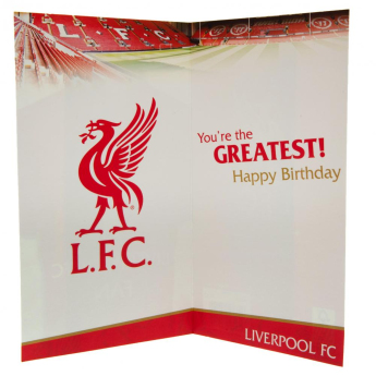 FC Liverpool urări pentru ziua de naștere Birthday Card Dad