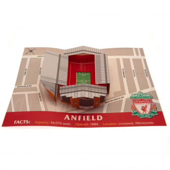 FC Liverpool urări pentru ziua de naștere Pop-Up Birthday Card