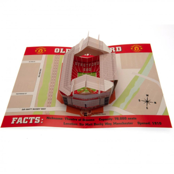 Manchester United urări pentru ziua de naștere Pop-Up Birthday Card