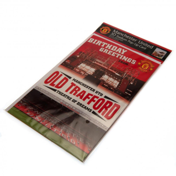 Manchester United urări pentru ziua de naștere Pop-Up Birthday Card