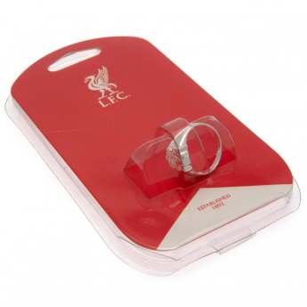 FC Liverpool inel Silver Plated Crest Large