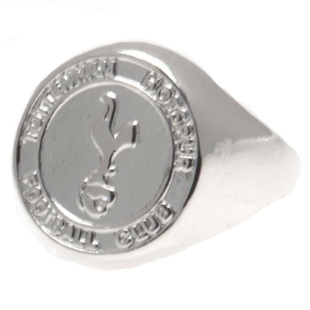 Tottenham Hotspur inel Silver Plated Crest Large