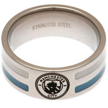 Manchester City inel Colour Stripe Ring Large