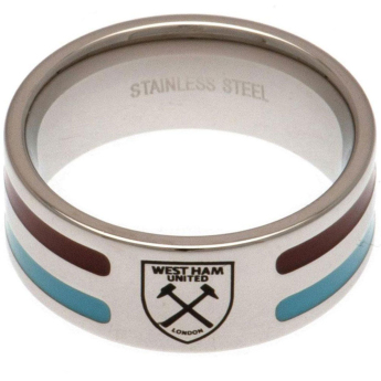 West Ham United inel Colour Stripe Ring Large