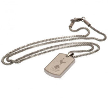 Tottenham Hotspur lănțișor de gât cu pandantiv câine con Dog Tag & Chain