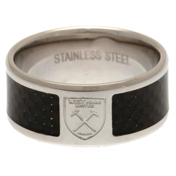 West Ham United inel Carbon Fibre Ring Medium