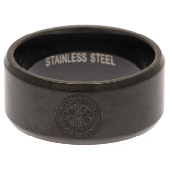FC Celtic inel Black IP Ring Medium