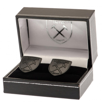 West Ham United butoni Black IP Cufflinks
