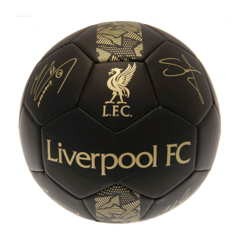 FC Liverpool mini balon de fotbal Skill Ball Signature Gold PH size 1