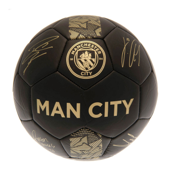 Manchester City mini balon de fotbal Skill Ball Signature Gold PH size 1