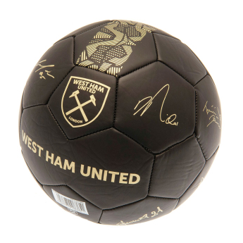 West Ham United mini balon de fotbal Signature Gold PH size 1