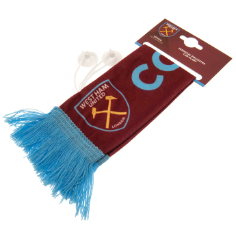 West Ham United mini eșarfă auto Mini Car Scarf
