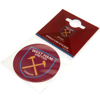 West Ham United abțibild Single Car Sticker CR