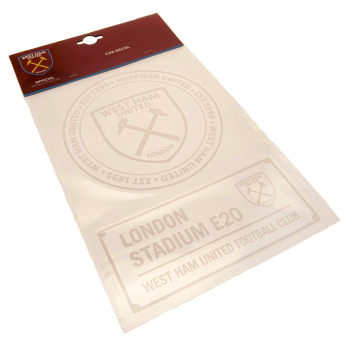 West Ham United abțibilduri 2pk A4 Car Decal