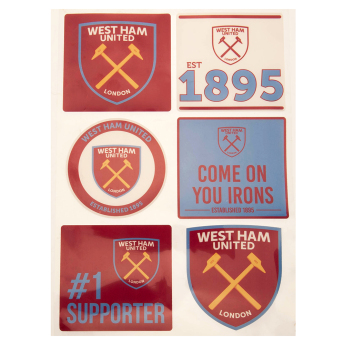 West Ham United abțibilduri Car Decal Set