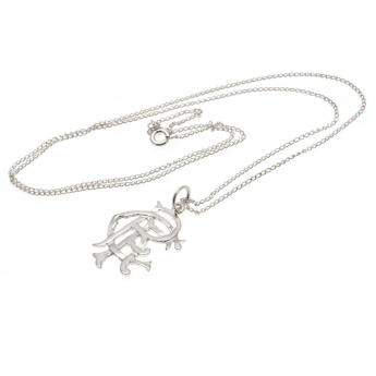 FC Rangers lănțișor de gât cu pandantiv Sterling Silver Pendant & Chain Small