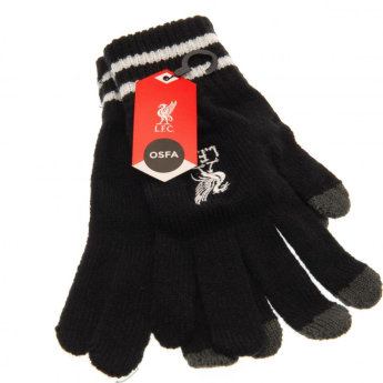 FC Liverpool mănuși de bebeluși Touchscreen Knitted Gloves Youths BK