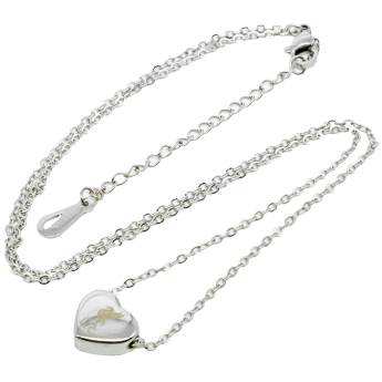 FC Liverpool lănțișor de gât cu pandantiv Stainless Steel Heart Necklace
