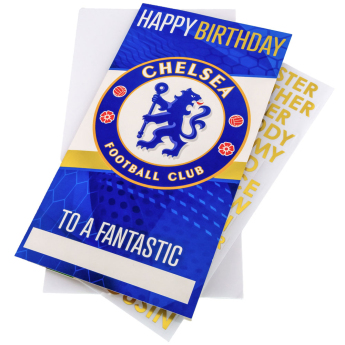 FC Chelsea felicitare cu abțibilduri, urare La mulți ani Personalised Birthday Card